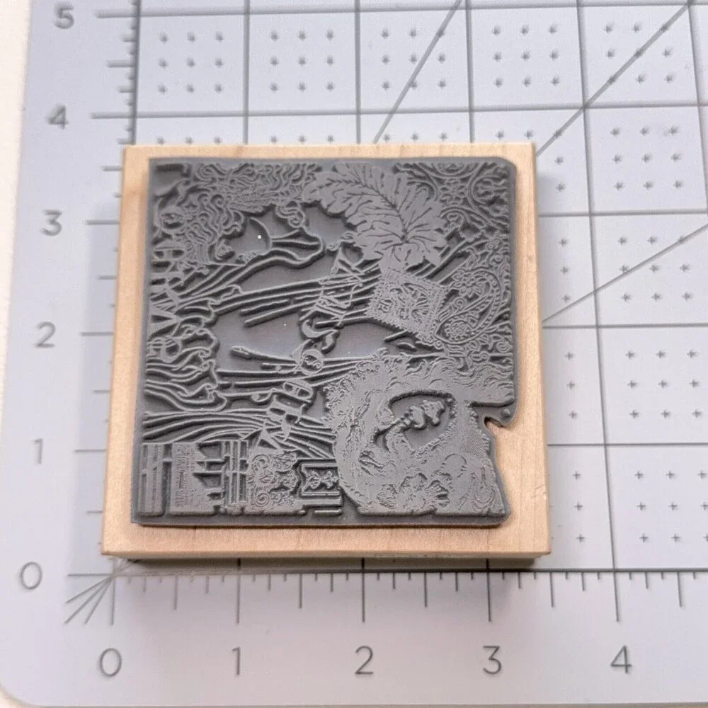 Ancient Collage Rubber Stamp Paper Inspirations H7087 Roman Greek Goddess - Picture 5 of 5